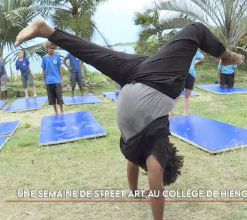 Une semaine de street art au collège de Hienghène